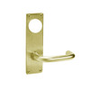 ML2051-LSN-606-M31 Corbin Russwin ML2000 Series Mortise Office Trim Pack with Lustra Lever in Satin Brass