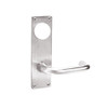 ML2055-LSN-629-LC Corbin Russwin ML2000 Series Mortise Classroom Locksets with Lustra Lever in Bright Stainless Steel