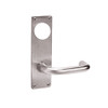 ML2055-LSN-630-CL6 Corbin Russwin ML2000 Series IC 6-Pin Less Core Mortise Classroom Locksets with Lustra Lever in Satin Stainless
