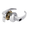9K37E14CSTK626LM Best 9K Series Service Station Cylindrical Lever Locks with Curved with Return Lever Design Accept 7 Pin Best Core in Satin Chrome