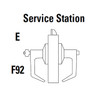 9K37E14LS3605LM Best 9K Series Service Station Cylindrical Lever Locks with Curved with Return Lever Design Accept 7 Pin Best Core in Bright Brass