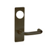 ML2075-LSN-613-CL7 Corbin Russwin ML2000 Series IC 7-Pin Less Core Mortise Entrance or Office Security Locksets with Lustra Lever and Deadbolt in Oil Rubbed Bronze