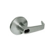 9K57E15DSTK619LM Best 9K Series Service Station Cylindrical Lever Locks with Contour Angle with Return Lever Design Accept 7 Pin Best Core in Satin Nickel