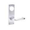 ML2082-LSN-625-CL7 Corbin Russwin ML2000 Series IC 7-Pin Less Core Mortise Dormitory or Exit Locksets with Lustra Lever with Deadbolt in Bright Chrome