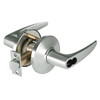 9K37R16DSTK618LM Best 9K Series Classroom Cylindrical Lever Locks with Curved without Return Lever Design Accept 7 Pin Best Core in Bright Nickel