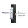 4600-03-511-US32 Adams Rite Heavy Duty Square Deadlatch Handles in Bright Stainless Finish