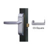 4600-03-611-US32D Adams Rite Heavy Duty Square Deadlatch Handles in Satin Stainless Finish