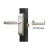 4600M-03-512-US4 Adams Rite Heavy Duty Square Deadlatch Handles in Satin Brass Finish