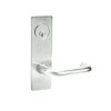 ML2059-LSM-618 Corbin Russwin ML2000 Series Mortise Security Storeroom Locksets with Lustra Lever and Deadbolt in Bright Nickel