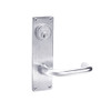 ML2068-LSN-625 Corbin Russwin ML2000 Series Mortise Privacy or Apartment Locksets with Lustra Lever in Bright Chrome