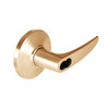 9K37A16DS3611LM Best 9K Series Dormitory or Storeroom Cylindrical Lever Locks with Curved without Return Lever Design Accept 7 Pin Best Core in Bright Bronze