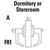 9K57A16KSTK618LM Best 9K Series Dormitory or Storeroom Cylindrical Lever Locks with Curved without Return Lever Design Accept 7 Pin Best Core in Bright Nickel