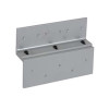 TJ71 x 28 RCI Top Jamb "Z" Bracket For Model 8371 in Brushed Anodized Aluminum Finish