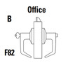 9K37B14CS3625LM Best 9K Series Office Cylindrical Lever Locks with Curved with Return Lever Design Accept 7 Pin Best Core in Bright Chrome
