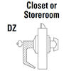 9K37DZ14DSTK612LM Best 9K Series Closet or Storeroom Cylindrical Lever Locks with Curved with Return Lever Design Accept 7 Pin Best Core in Satin Bronze