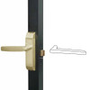 4600M-MD-532-US4 Adams Rite MD Designer Deadlatch handle in Satin Brass Finish