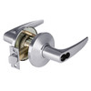 9K37DZ16DS3626LM Best 9K Series Closet or Storeroom Cylindrical Lever Locks with Curved without Return Lever Design Accept 7 Pin Best Core in Satin Chrome