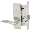 ML2068-DSM-619-RH Corbin Russwin ML2000 Series Mortise Privacy or Apartment Locksets with Drike Lever in Satin Nickel