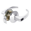 9K37RZ14DSTK625LM Best 9K Series Closet or Storeroom Cylindrical Lever Locks with Curved with Return Lever Design Accept 7 Pin Best Core in Bright Chrome