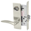 ML2042-DSM-619-CL6-RH Corbin Russwin ML2000 Series IC 6-Pin Less Core Mortise Entrance Locksets with Drike Lever in Satin Nickel