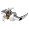9K37XD16CSTK625LM Best 9K Series Special Function Cylindrical Lever Locks with Curved without Return Lever Design Accept 7 Pin Best Core in Bright Chrome