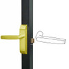 4600M-MJ-512-US3 Adams Rite MJ Designer Deadlatch handle in Bright Brass Finish