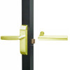 4600M-MI-511-US3 Adams Rite MI Designer Deadlatch handle in Bright Brass Finish