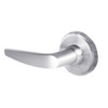 45H7AB16H625VIN Best 45H Series Office with Deadbolt Heavy Duty Mortise Lever Lock with Curved with No Return and Visual Keyed Indicator in Bright Chrome