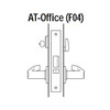 45H7AT14H626VIB Best 45H Series Office Heavy Duty Mortise Lever Lock with Curved with Return Style and Double Visual Indicator in Satin Chrome