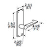 ML2010-ESN-606 Corbin Russwin ML2000 Series Mortise Passage Locksets with Essex Lever in Satin Brass