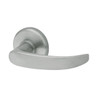 45HW7TDEL14H619RQE Best 40HW series Single Key Deadbolt Fail Safe Electromechanical Mortise Lever Lock with Curved w/ Return Style in Satin Nickel