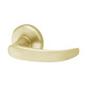 45HW7TDEU14R606RQE Best 40HW series Single Key Deadbolt Fail Secure Electromechanical Mortise Lever Lock with Curved w/ Return Style in Satin Brass