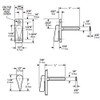 1000-01-14-130 Adams Rite 1000 Series Turns Dimensional View