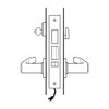 45HW7TWEL15S625 Best 40HW series Double Key Deadbolt Fail Safe Electromechanical Mortise Lever Lock with Contour w/ Angle Return Style in Bright Chrome