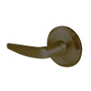 45HW7TWEL16S613 Best 40HW series Double Key Deadbolt Fail Safe Electromechanical Mortise Lever Lock with Curved w/ No Return Style in Oil Rubbed Bronze