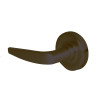 45HW7DEL16R613 Best 40HW series Single Key Latch Fail Safe Electromechanical Mortise Lever Lock with Curved w/ No Return Style in Oil Rubbed Bronze
