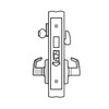 ML2029-DSA-605-LH Corbin Russwin ML2000 Series Mortise Hotel Locksets with Dirke Lever and Deadbolt in Bright Brass