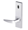 45HW7DEU16N625RQE Best 40HW series Single Key Latch Fail Secure Electromechanical Mortise Lever Lock with Curved w/ No Return Style in Bright Chrome