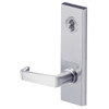 45HW7TDEU15M62612V Best 40HW series Single Key Deadbolt Fail Secure Electromechanical Mortise Lever Lock with Contour w/ Angle Return Style in Satin Chrome
