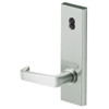 45HW7TDEU15N61912V Best 40HW series Single Key Deadbolt Fail Secure Electromechanical Mortise Lever Lock with Contour w/ Angle Return Style in Satin Nickel