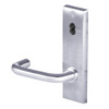45HW7TDEL3N625RQE12V Best 40HW series Single Key Deadbolt Fail Safe Electromechanical Mortise Lever Lock with Solid Tube w/ Return Style in Bright Chrome