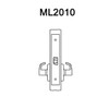 ML2010-DSF-618-M31-LH Corbin Russwin ML2000 Series Mortise Passage Trim Pack with Dirke Lever in Bright Nickel