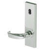 45HW7TWEL14N619 Best 40HW series Double Key Deadbolt Fail Safe Electromechanical Mortise Lever Lock with Curved w/ Return Style in Satin Nickel