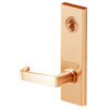 45HW7TWEL15M612RQE12V Best 40HW series Double Key Deadbolt Fail Safe Electromechanical Mortise Lever Lock with Contour w/ Angle Return Style in Satin Bronze