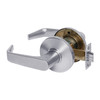 9K30NX15DS3626LM Best 9K Series Passage Heavy Duty Cylindrical Lever Locks with Contour Angle with Return Lever Design in Satin Chrome