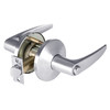 9K30L16LS3625LM Best 9K Series Privacy Heavy Duty Cylindrical Lever Locks with Curved Without Return Lever Design in Bright Chrome
