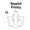 9K30LL16KSTK625LM Best 9K Series Hospital Privacy Heavy Duty Cylindrical Lever Locks with Curved Without Return Lever Design in Bright Chrome