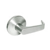 9K30Q15LSTK619LM Best 9K Series Exit Heavy Duty Cylindrical Lever Locks with Contour Angle with Return Lever Design in Satin Nickel