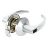 9K37IN14DSTK618LM Best 9K Series Intruder Cylindrical Lever Locks with Curved with Return Lever Design Accept 7 Pin Best Core in Bright Nickel