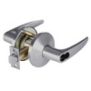 9K37W16LSTK626LM Best 9K Series Institutional Cylindrical Lever Locks with Curved without Return Lever Design Accept 7 Pin Best Core in Satin Chrome
